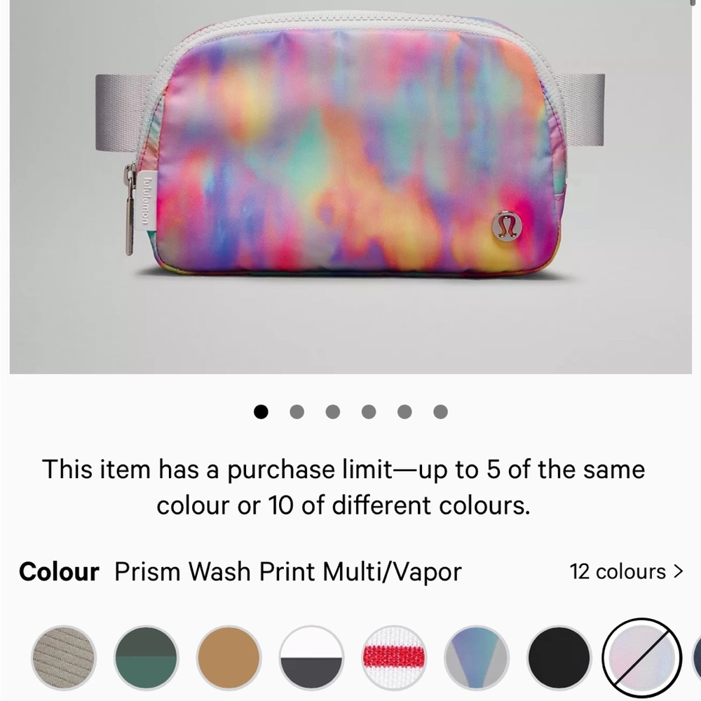 NWT Lululemon belt bag